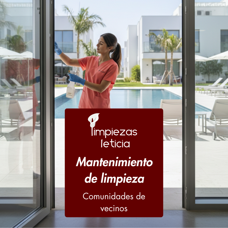 Mantenimiento de comunidades, Limpiezas Leticia, empresa de limpieza profesional en Madrid